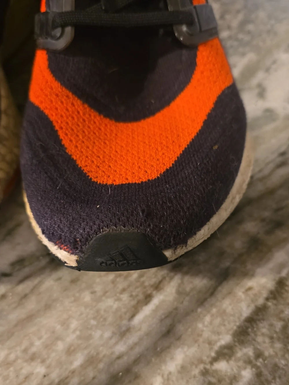 Adidas Men’s Ultraboost Knit Running Shoes - Black & Orange